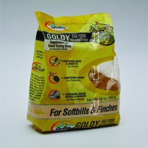 Quiko Goldy Egg Food for Softbills and Finches. 400g
